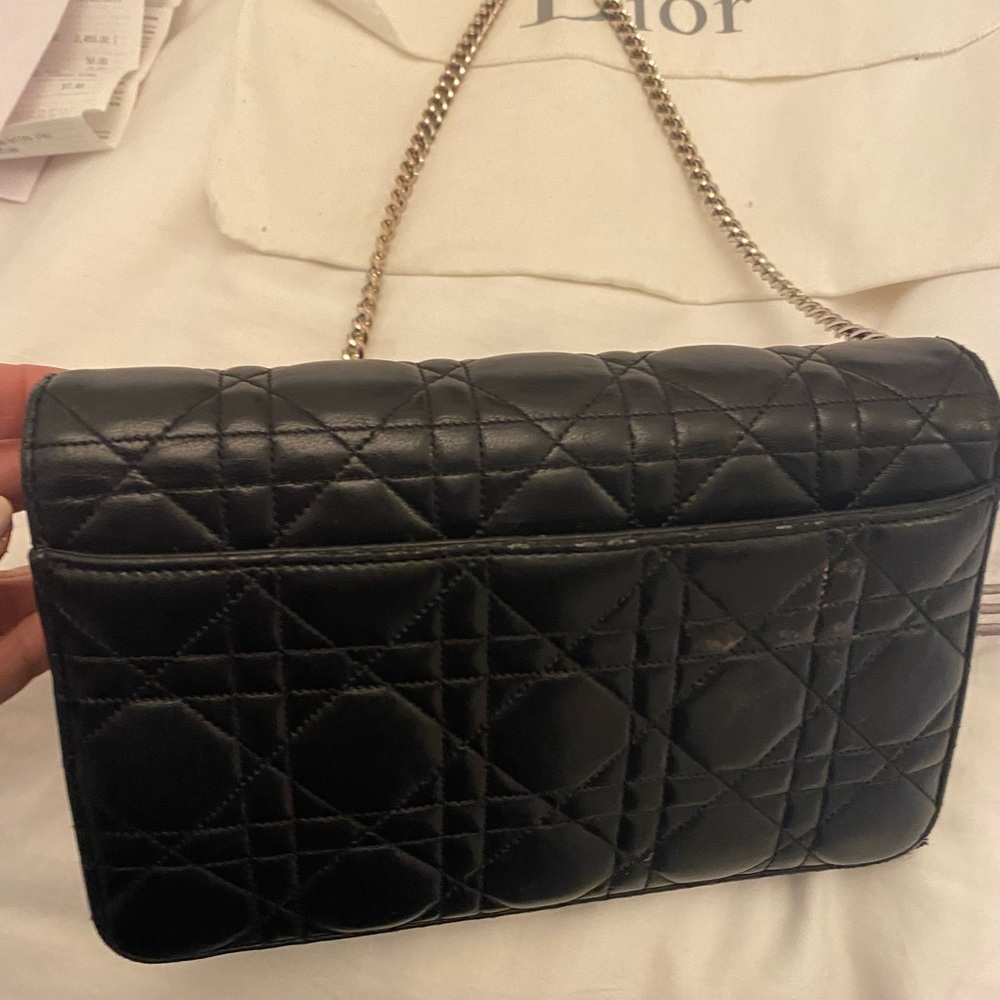 Dior Cannage Quilted crossbody leather bag - Picture 2 of 6